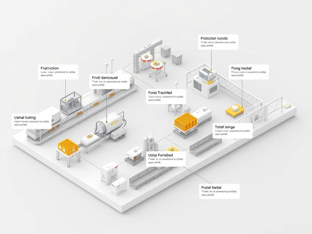 Wizualizacja procesu produkcyjnego w animacji 3D Wizualizacja procesu produkcyjnego w animacji 3D